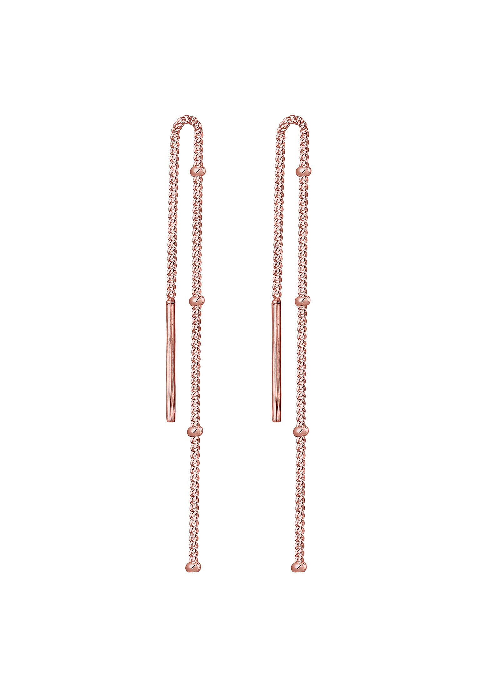 Elli Ohrringe Damen Hänger Kugel Minimal Basic Durchzieher 925 Silber