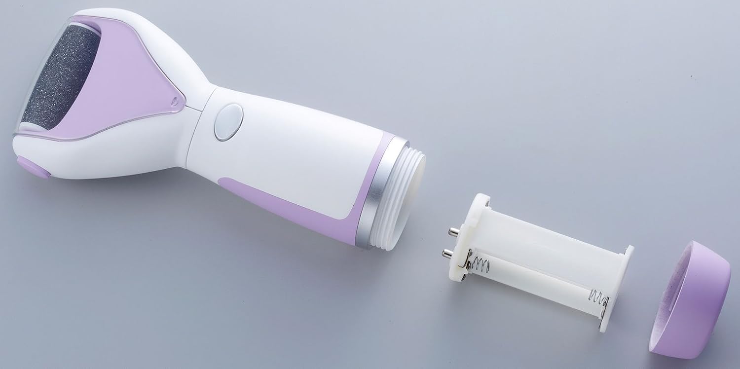 Perfect Electric Callus Remover/Shaver/Pedicure Tool, Battery operated, Purple