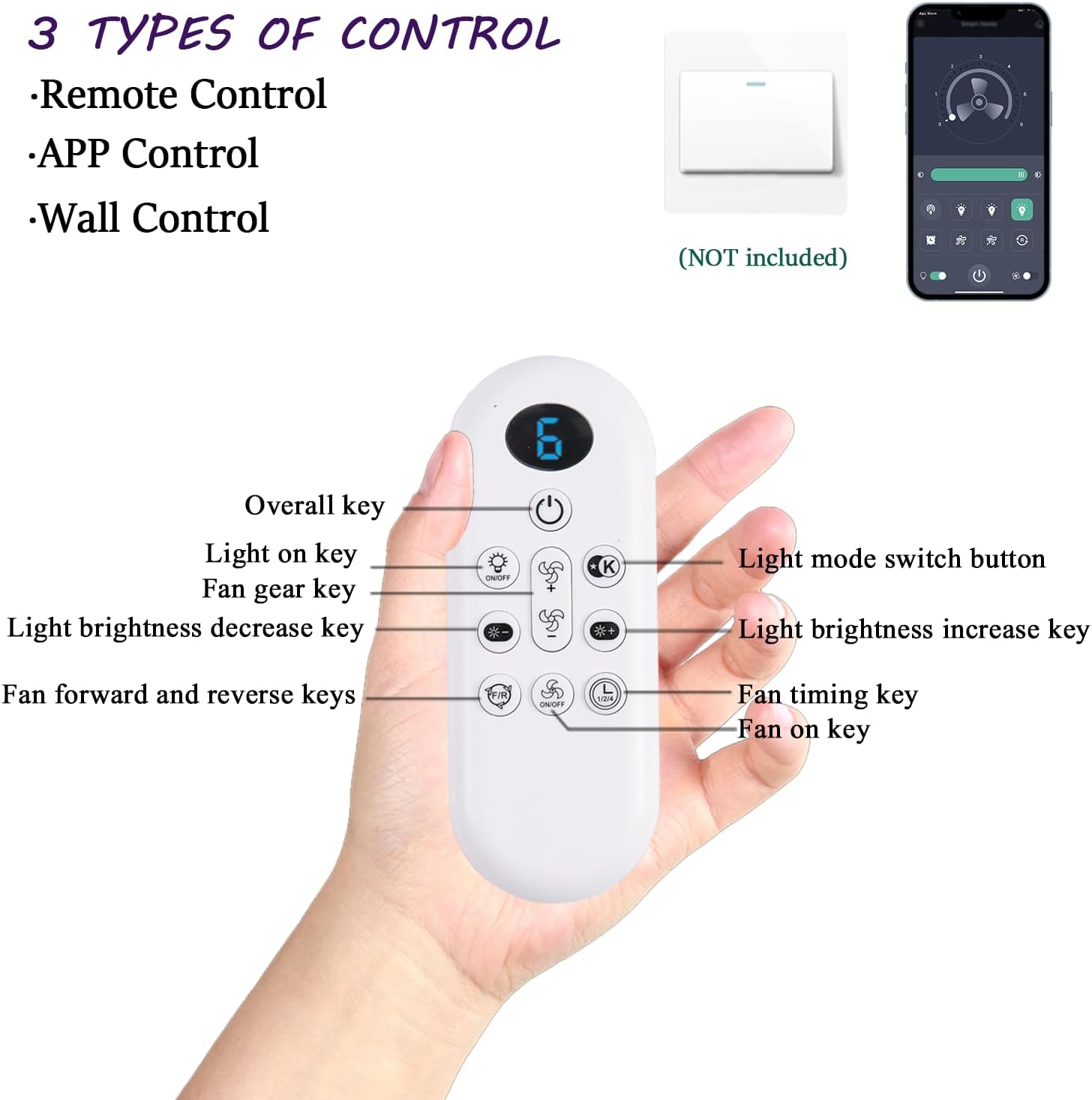 NKPU 42inch Ceiling Fans with Lights, Low Profile Ceiling Fan with Light and Remote/APP Control, DC Reversible Motor, Noiseless, Flush Mount, Brown Ceiling Fan for Bedroom Indoor/Outdoor Use