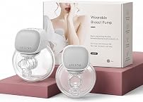 Double Electric Breast Pump Hand Free Wireless 5 Modes Portable Wearable Breast Pump
