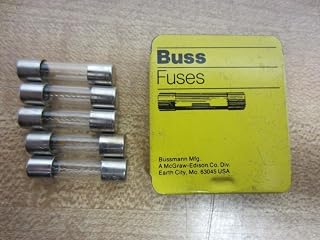 Bussmann AGX-2 AGX Series Fuse, Fast Acting, 2 Amp, 250V, Glass Tube, 1/4