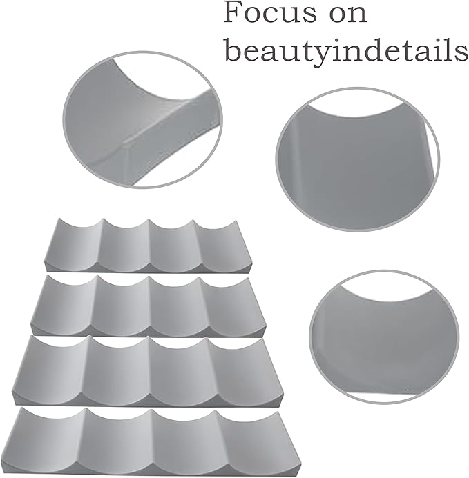 Organizador de vino para encimera, 4 piezas, color gris oscuro miniatura 3