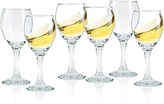 Limoncello Glasses Shot Glasses with Stem, Cordial Glasses Port Wine Glasses 3 oz(set of 6) (6, 1.75)