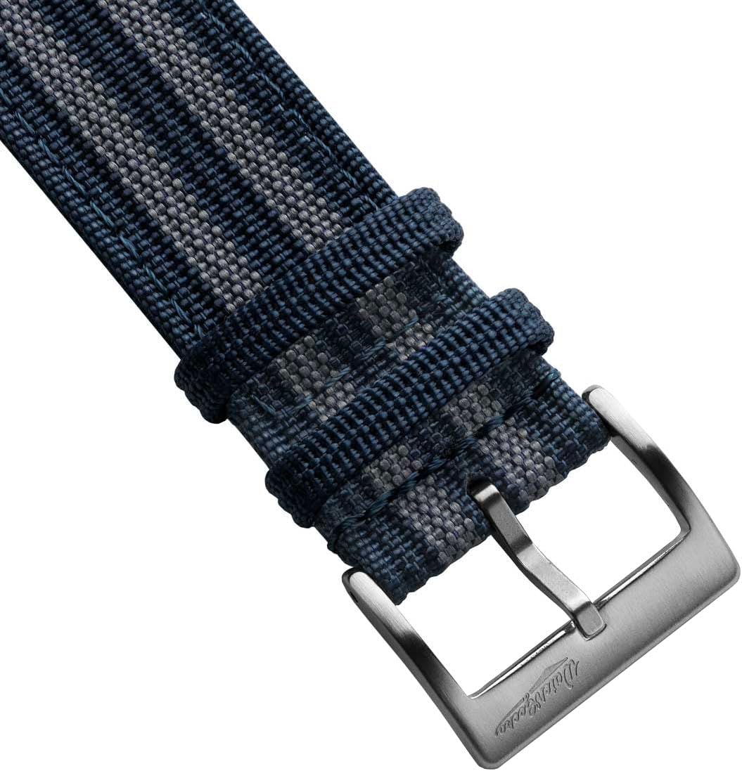 WatchGecko RidgeFlex British Military Watch Strap, Multi Colours, 20mm, 22mm