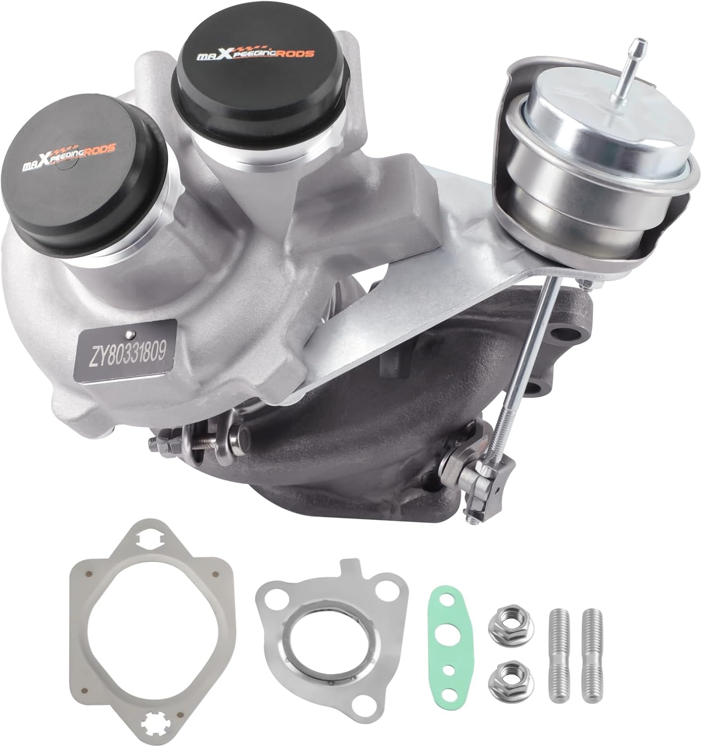 maXpeedingrods K03 Turbo Turbocharger Left Driver Side for Ford Navigator Expedition Transit 150 250 350 2015-2016, for Ford Ecoboost F150 3.5L 272kW 365HP 2013-2016, Basic VL Series