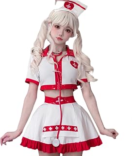 [COSSA] ナース服 ナース コスプレ ハロウィン コスプレ 仮装 看護婦 看護士 可愛い ワンピース 文化祭 舞台 演出衣装服
