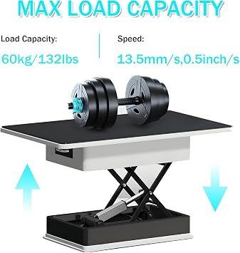 Height Adjustable Lifting Platform,Electric Lifting Platform,Steel material,with Remote Control,Lift Table for Material Handling and Transportation,Etc