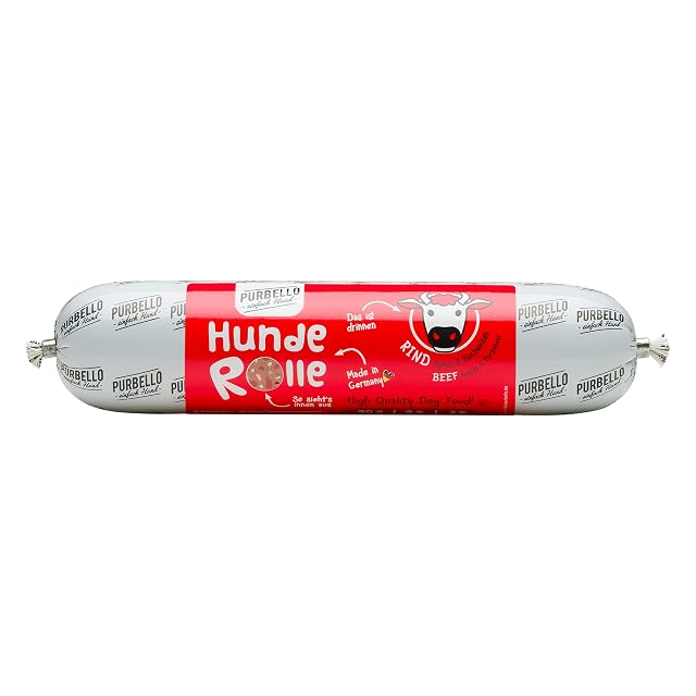 PurBello Perros Forro Vacuno (Pack de 8, 8 x 400 g)
