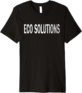 Vintage Eco Solutions Distressed Sustainable Living Premium T-Shirt