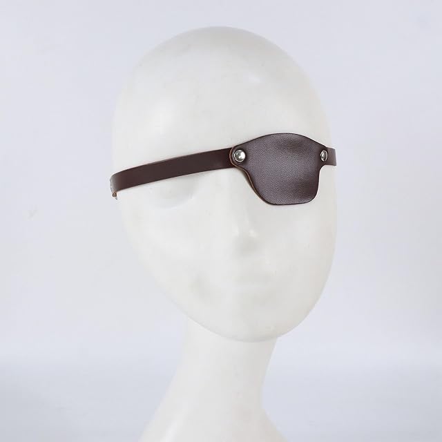Foto 6 de 8 de Parches medievales de ojo pirata, parches de cuero vintage en relieve, para hombre, Halloween