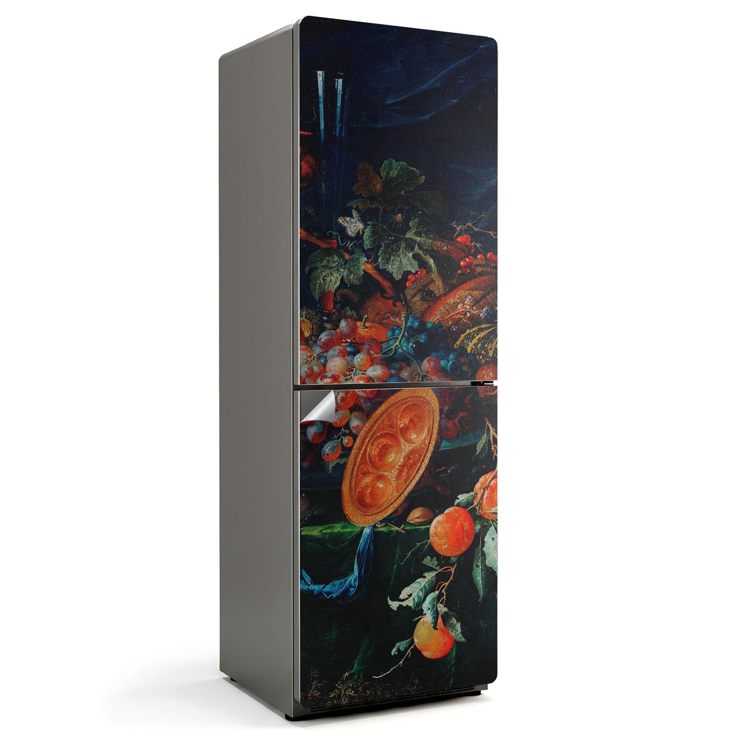 Sticker pour Réfrigérateur Abîmé : Rénovation Facile 60x180cm Motif Fruits