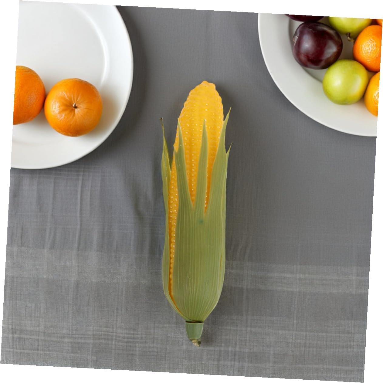 8pcs Artificial Corn Model Realistic Simulation Vegetable Decor Lifelike Kitchen Home Photo Props for Thanksgiving Party Decoration