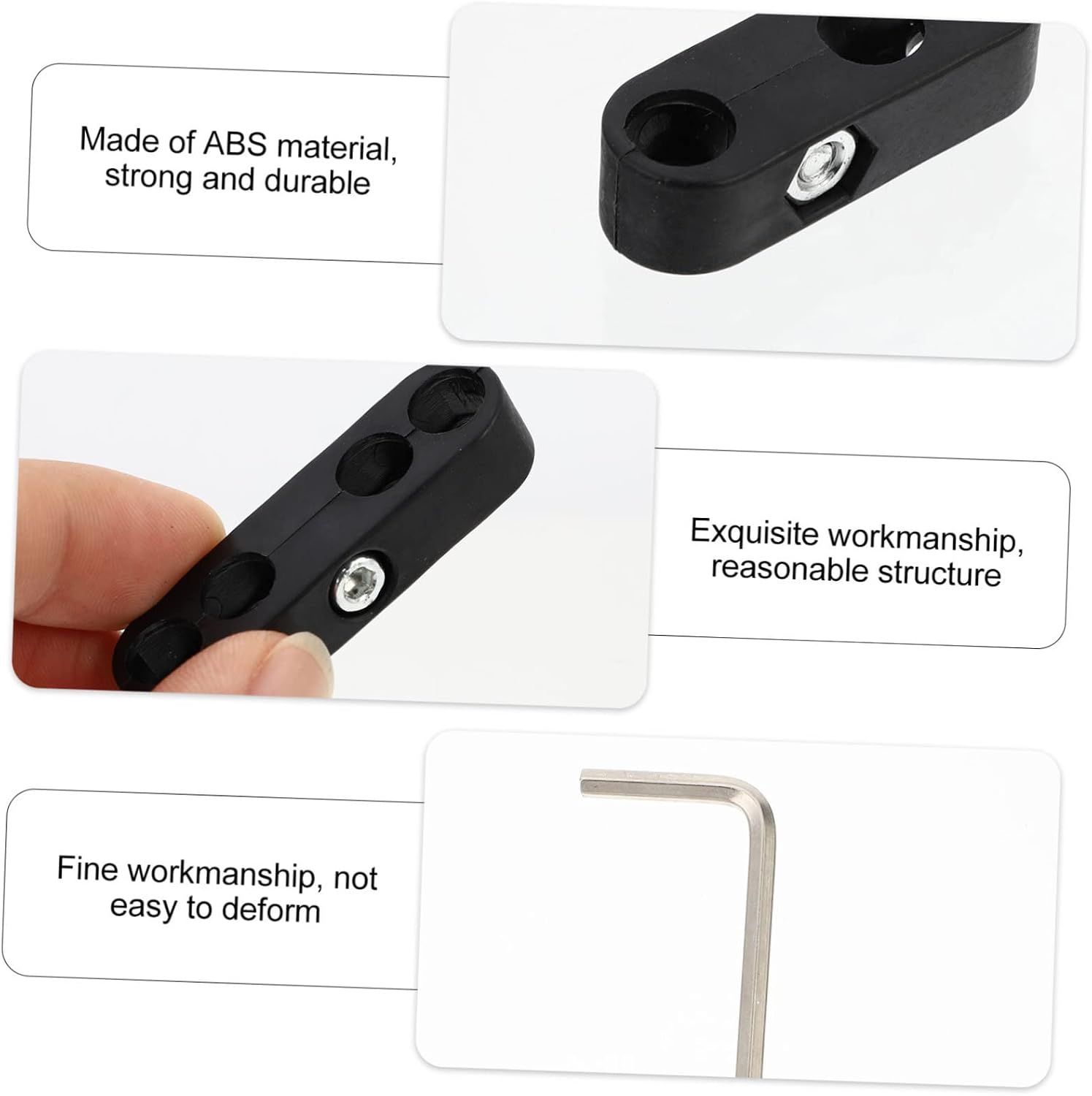 Auto Wire Separator Kit 1 Set Spark Plug Wire Separator Clamp for Car Ignition Wire Management