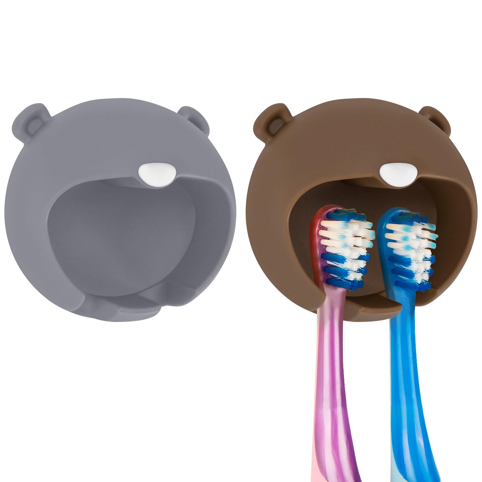 Support brosse à dents électrique 2 emplacements sans percer