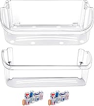 Upgraded 240356402 & 242126602 Refrigerator Door Bin Shelf Compatible with Frigidaire Door Shelf Replacement FFSS2615TS0 LFSS2612TF0 LFSS2612TE0 LFSS2612TF4 FFSS2625TS0 Door Shelf (2 PCS)
