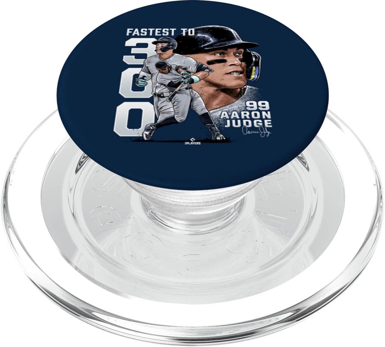 Fastest to 300 Aaron Judge New York MLBPA PopSockets PopWallet for MagSafe