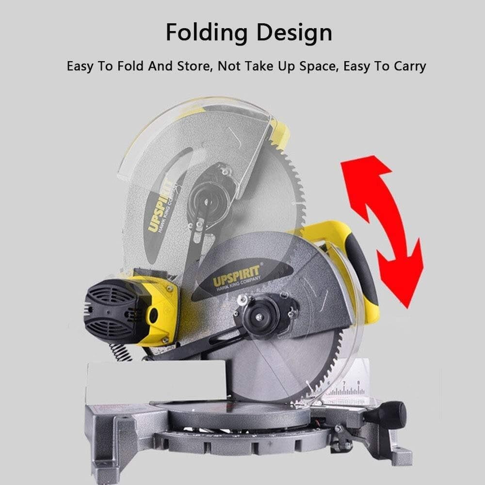 Sliding Miter Saw Pull and Crosscut Function,Professional 2in1 Panel and Table Saw Combination Saw 1650 Watts, Professional Panel Saw