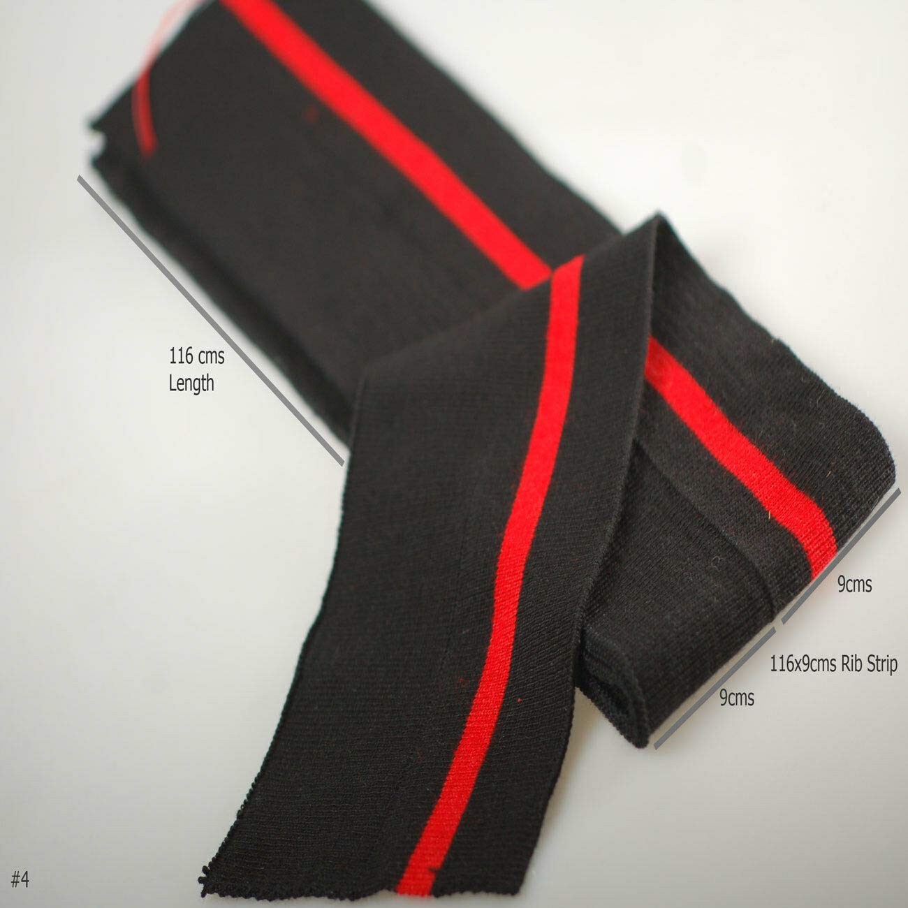 Amazon.com: Knit Rib Cuff Waistband with Stripes Trimming, Bomber