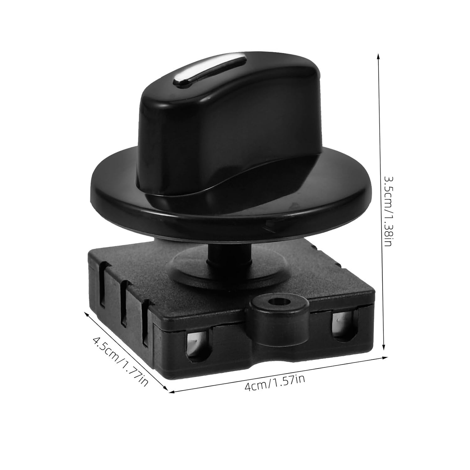 iplusmile Position Rotary with Knob Speed Speed for Fan and Heater Replacement Accessory for Automotive and Home Applications