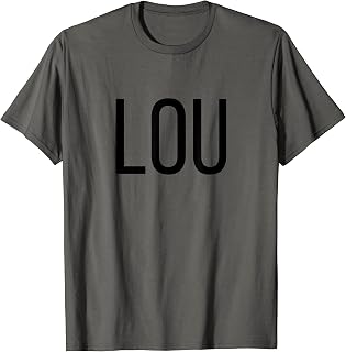LOU Louisville Kentucky Airport Code Lists LOU T-Shirt