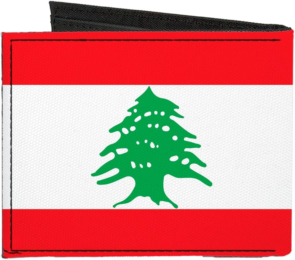 Buckle-Down Serbia Flag Bi-fold Wallet – Canvas Men’s Wallet With ID Window & Card Slots - View #9