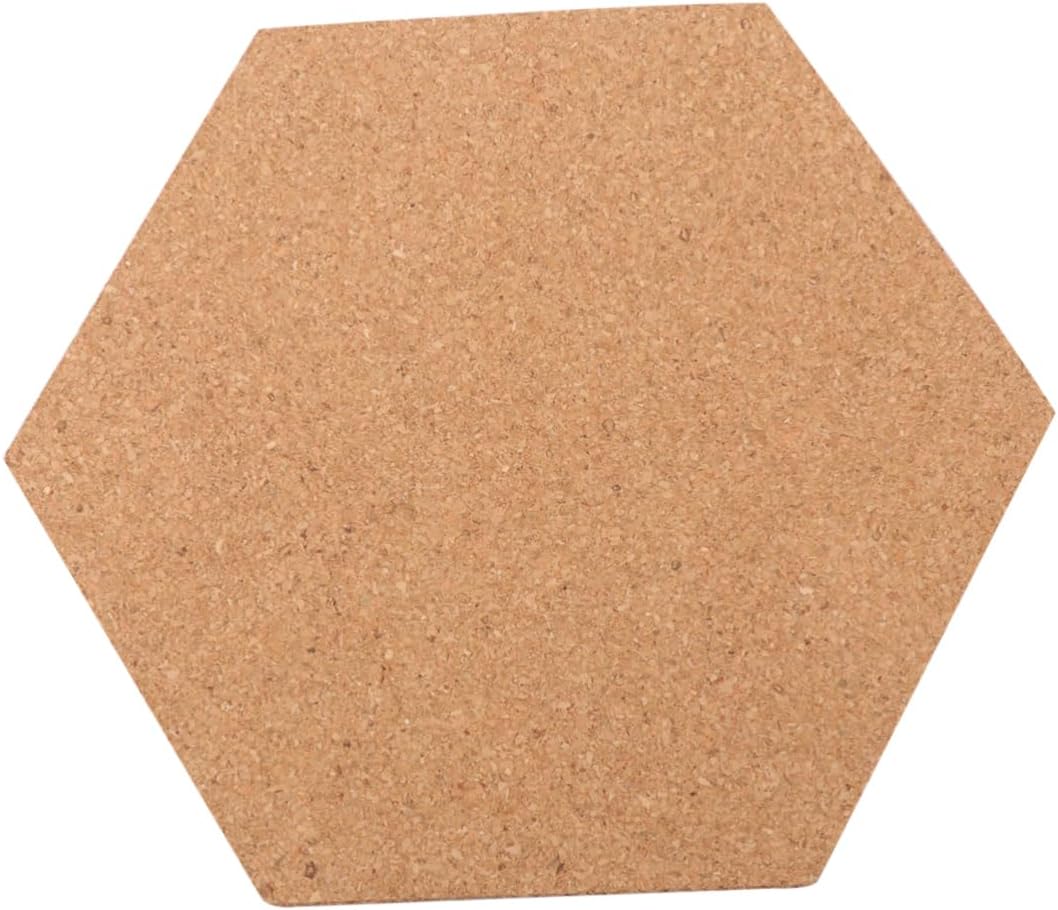 Corkboards for Wall Decor 3pcs Hexagon Self Adhesive Message Board Sticker