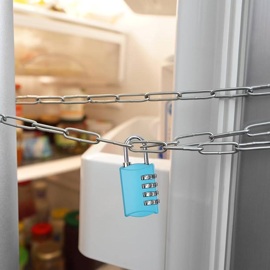 Lucchetti Combinazione 4 Cifre (8 Pezzi) - Lucchetti Sicurezza Per Bici, Armadietti, Valigie - Foto 2