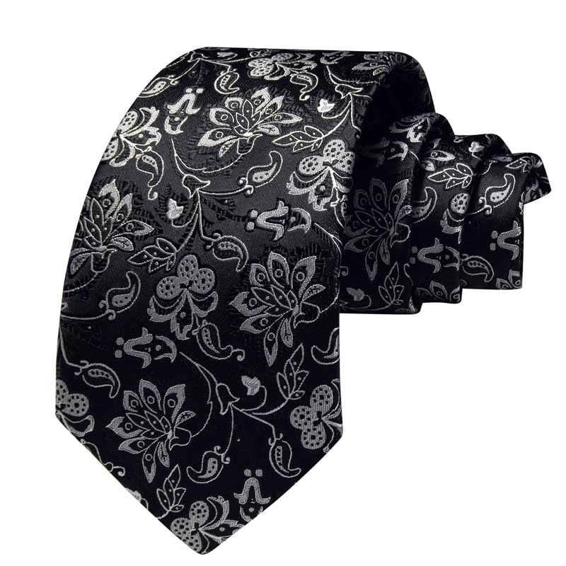 Corbata para hombre y mujer de seda 8 cm miniatura 3