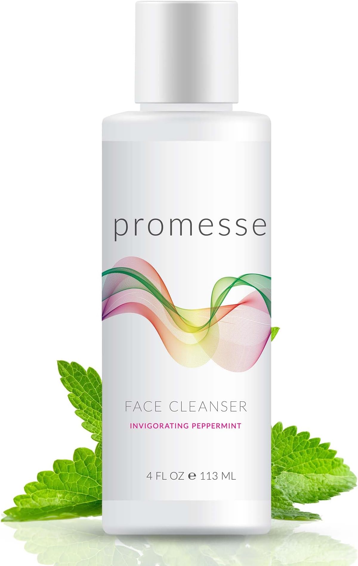 Acne Control Facial Cleanser, Glycolic & Salicylic Acid Face Wash, Gentle AHA/BHA Exfoliating Cleanser for Acne-Prone & Oily Skin, Peppermint Scent, 4 fl oz