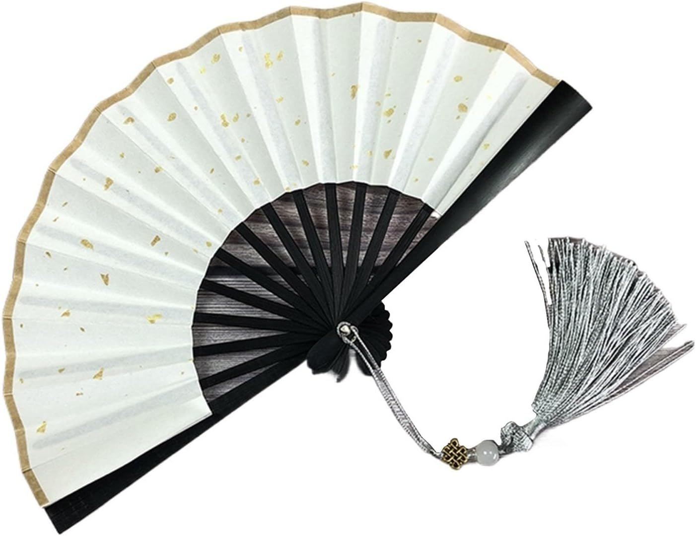 4-6inch Mini Foldable Hand Fan for Women Portable Handheld Folding Fan for Weddings Fashion Accessories and Gifts(5in,White A)