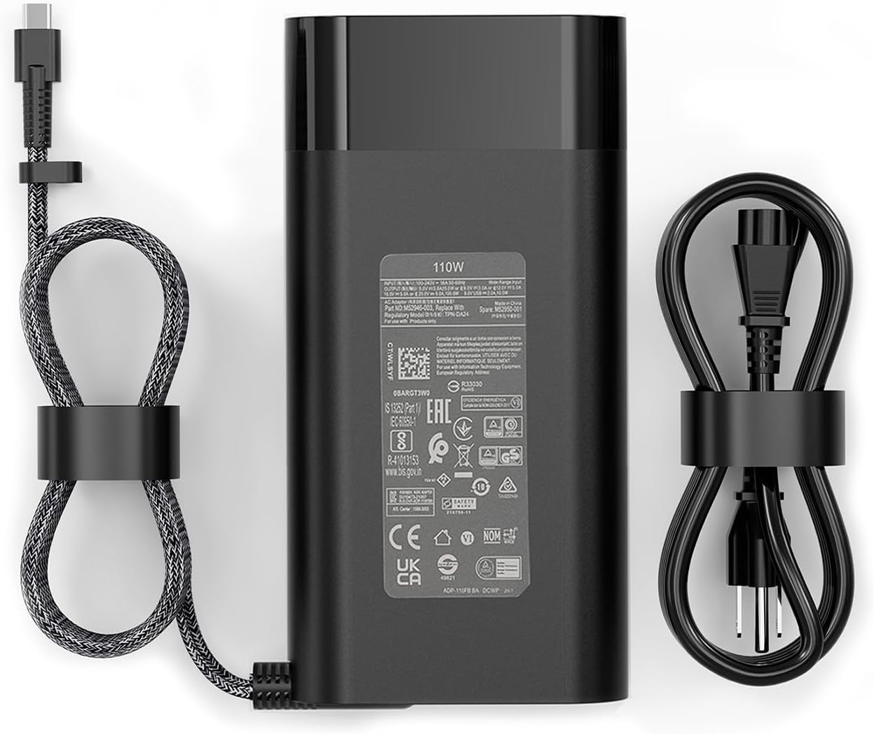 110W 100W USB C Laptop Charger Compatible with HP ZBook Firefly 16 G9 G10 G11 Elite Dragonfly G3 EliteBook 865 G9 860 G10 Adapter Power Supply Cord