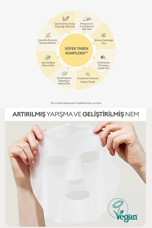 MISSHA C Vitamini İçerikli Leke Karşıtı Günlük Yaprak Maske Vita C Plus Daily Toning Mask