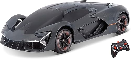 Auto deportivo a control remoto para niños con puertas abiertas, luces de trabajo a escala 112 a control remoto, vehículo de juguete de carreras