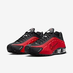 Amazon.com | Nike Shox R4, Men's Trainers, University Red
