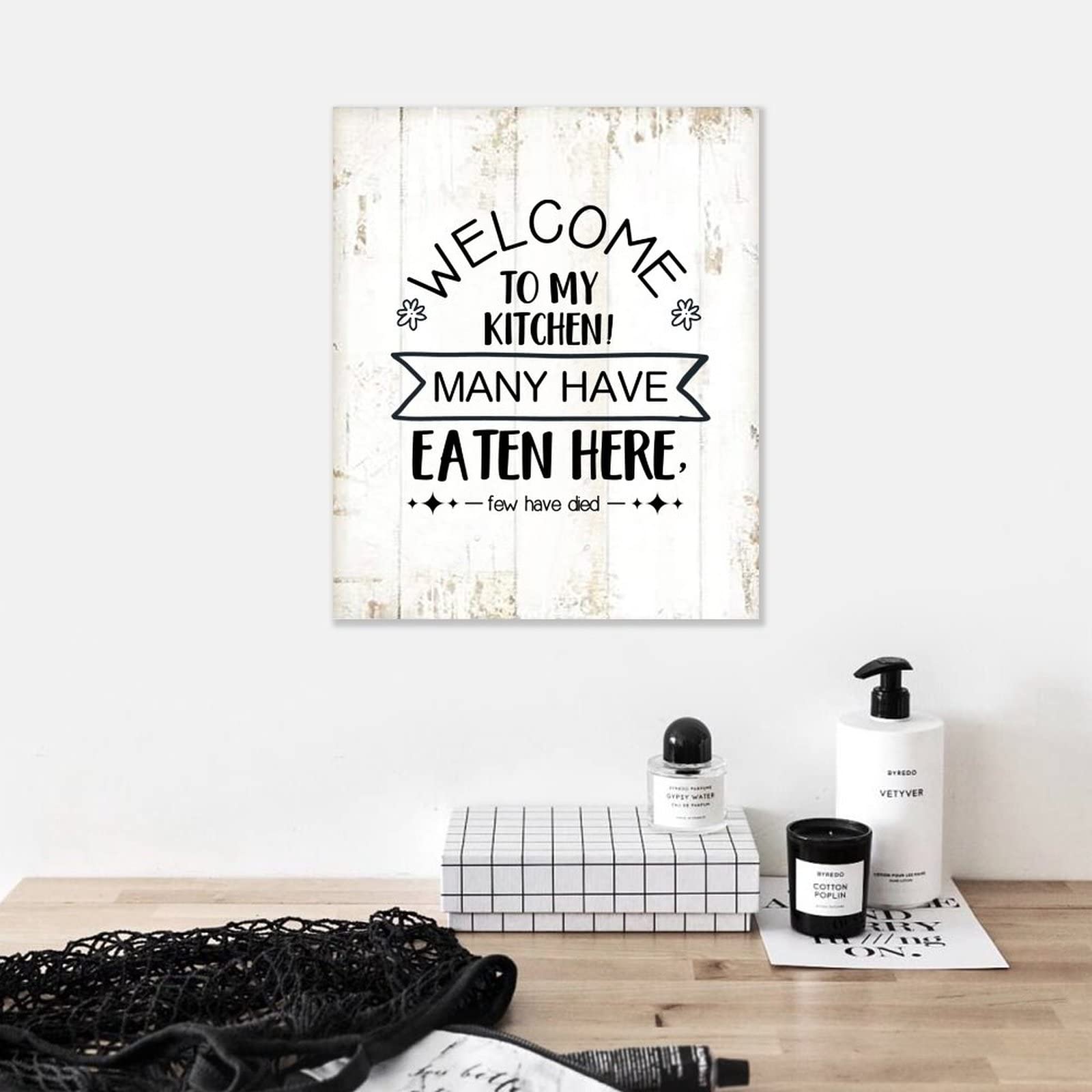 Welcome To My Kitchen! Funny Wood Sign - 12x18 Inch Rustic Wall Decor For Dining Room, Baby Nursery, Or Family Room - View #8