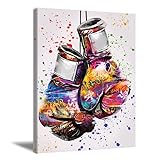 Graffiti Wall Art Boxing Gloves Poster Colorful Graffiti Wall Art Boxing Gloves Painting Abstract Gr