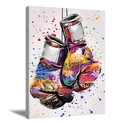 Colorful Graffiti Wall Art Boxing Gloves Poster Seychelles Ubuy