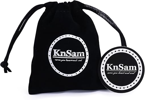 KnSam Orecchini in argento Sterling 925, con ali, senza nichel, con zirconi, argento, Argento sterling, Zirconia cubica