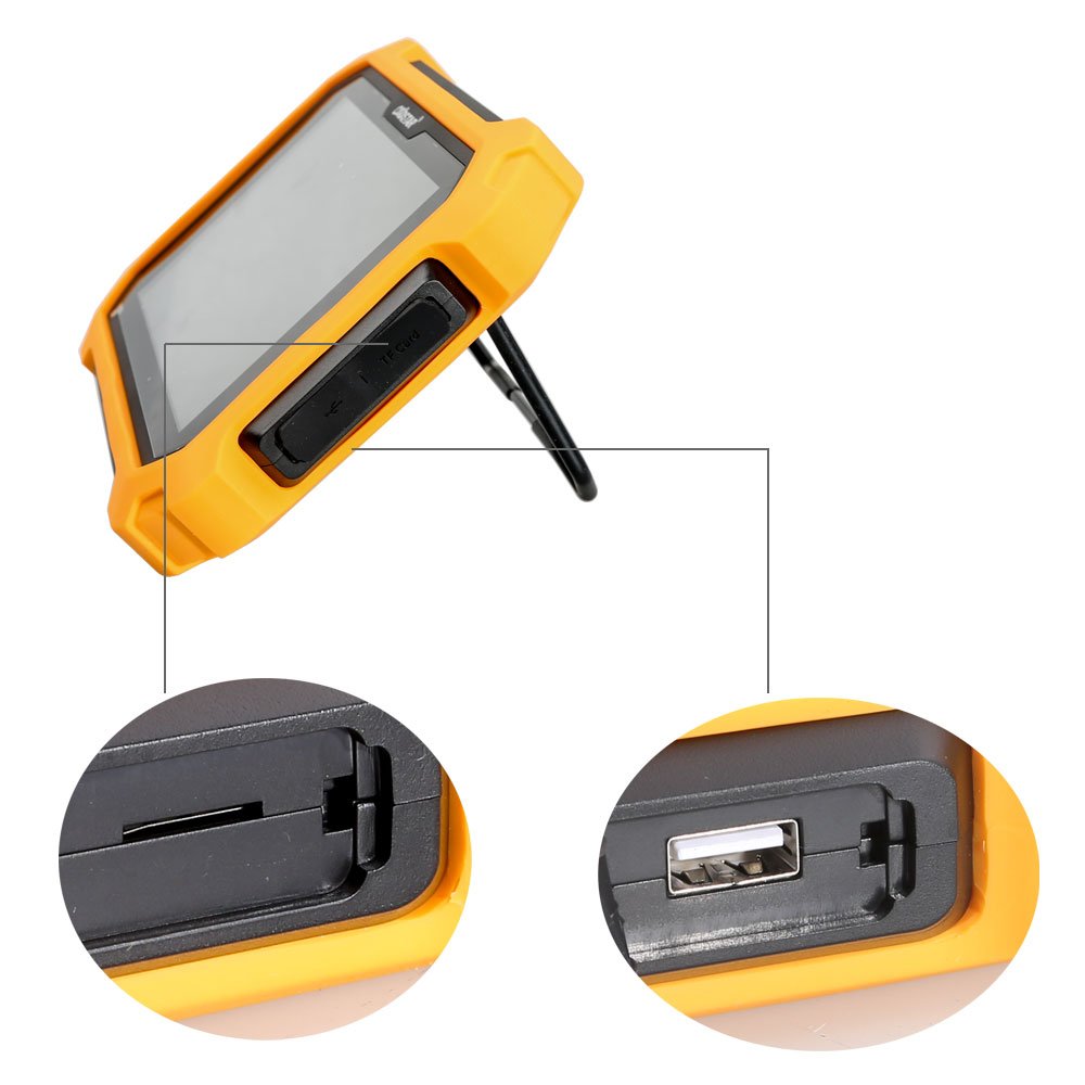 OBDSTAR X300 DP PAD PLUS side view порттору менен