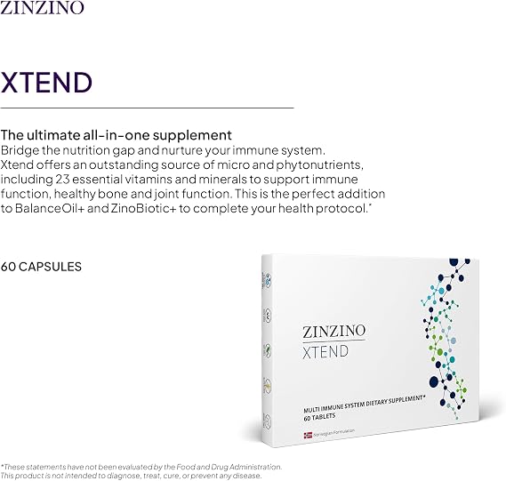 Zinzino - Xtend Immune Supplement - 60 Tablets