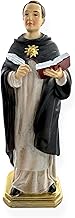 8" Inch St Thomas Aquinas Statue Imagen Santo Tomas de Aquino Estatua Religious Catholic Gift