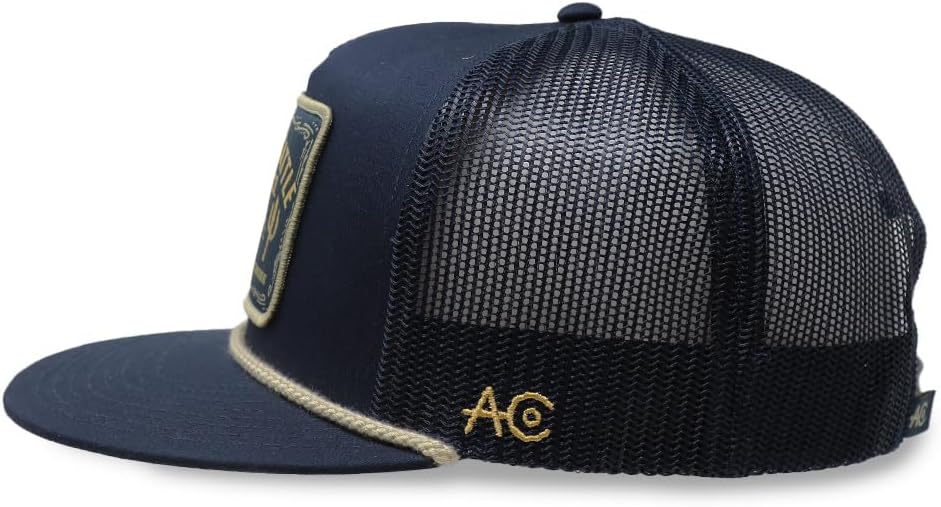 Bucking Horse Adjustable Snapback Hat Navy