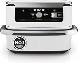 Ninja AF500EUWH FlexDrawer, Dual Zone with Removable Divi…