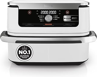 Ninja Foodi FlexDrawer Air Fryer, Dual Zone with Removable Divider, Large 10.4L Drawer, 7-in-1, Double Zone, Oil Free, Dis…
