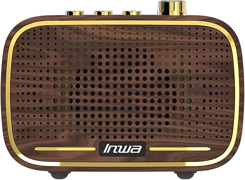 Inwa Retro Speaker, Bluetooth Portable Wireless Loud Volume Speaker for Home, Office, Kitchen, Party, Traveling, Outdoor 10W