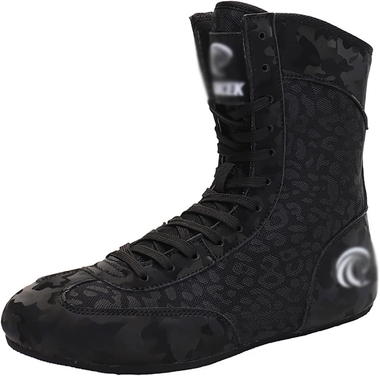 Boxing Shoes Pro Boxing Shoes,Boxing Boots,Wrestling Shoes,Squat Shoes,Weightlifting Shoes,Martial Arts Shoes,Mesh Boots,Sneakers,MMA Shoes,Adults-Black||43EU