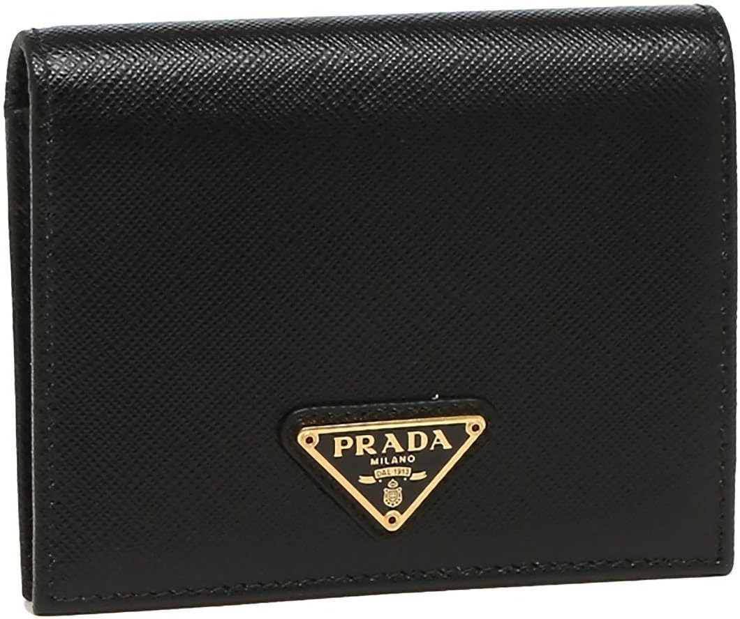 Amazon | [Prada] [プラダ] 二つ折り財布 サフィアーノ ミニ財布