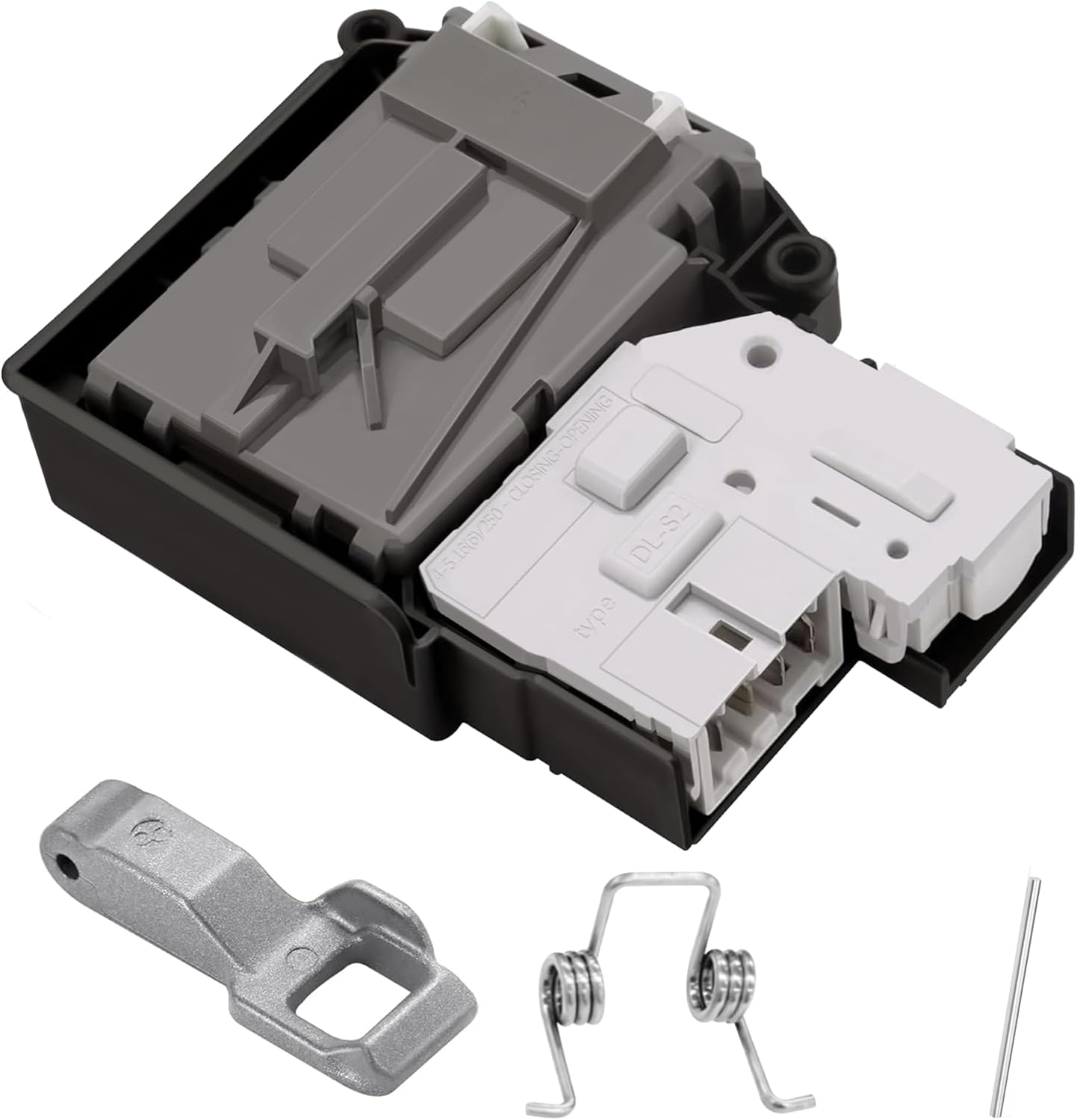 EBF61315802 Washer Door Lock Switch with Door Hook Compatible with LG & Kenmore Front Load Washers – Replaces MFG63099101 – Durable Replacement Part