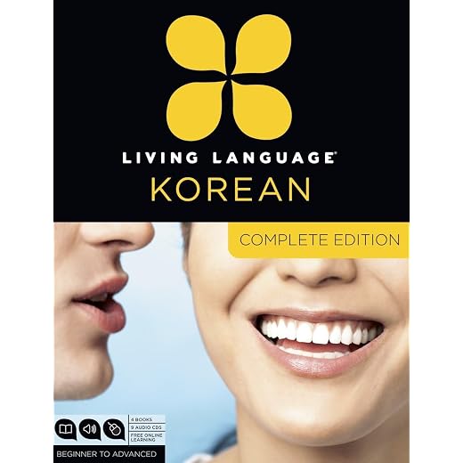 Living Language Korean, Complete Edition: Beginner through advanced course, including 3 coursebooks, 9 audio CDs, Korean reading & writing guide, and free online learning