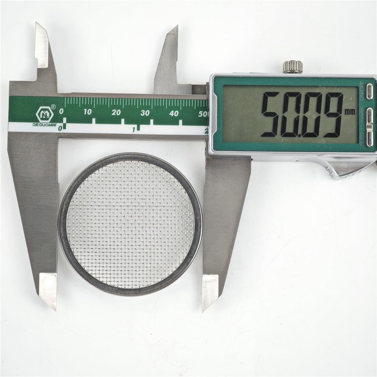 304 Stainless Steel Edge Wrapped Wire Mesh Filter Screen Round Filter Disc(Dia.50mm(Mesh 20) 10pcs)